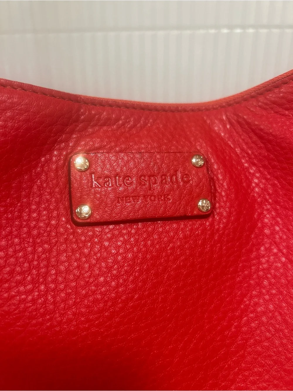 Kate Spade | Cheltenham Large Lucia Shoulder Bag | Persimmon Red